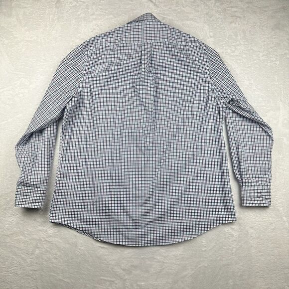 Lauren Ralph Lauren Shirt Mens XL 17 1/2 34/35 Black Label Stretch Regular Fit - Picture 9 of 9